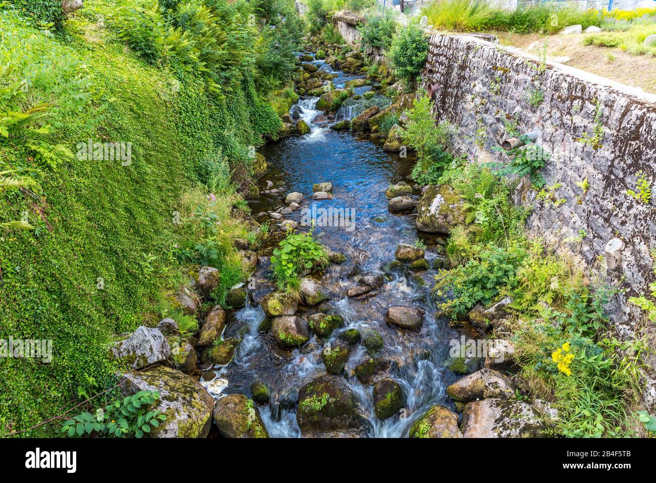 The river Gutach at Triberg, Triberg, Black Forest, Baden-Wurttemberg, Germany Stock Photo