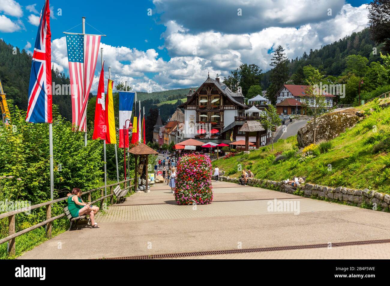 Triberg, Black Forest, Baden-Wurttemberg, Germany Stock Photo