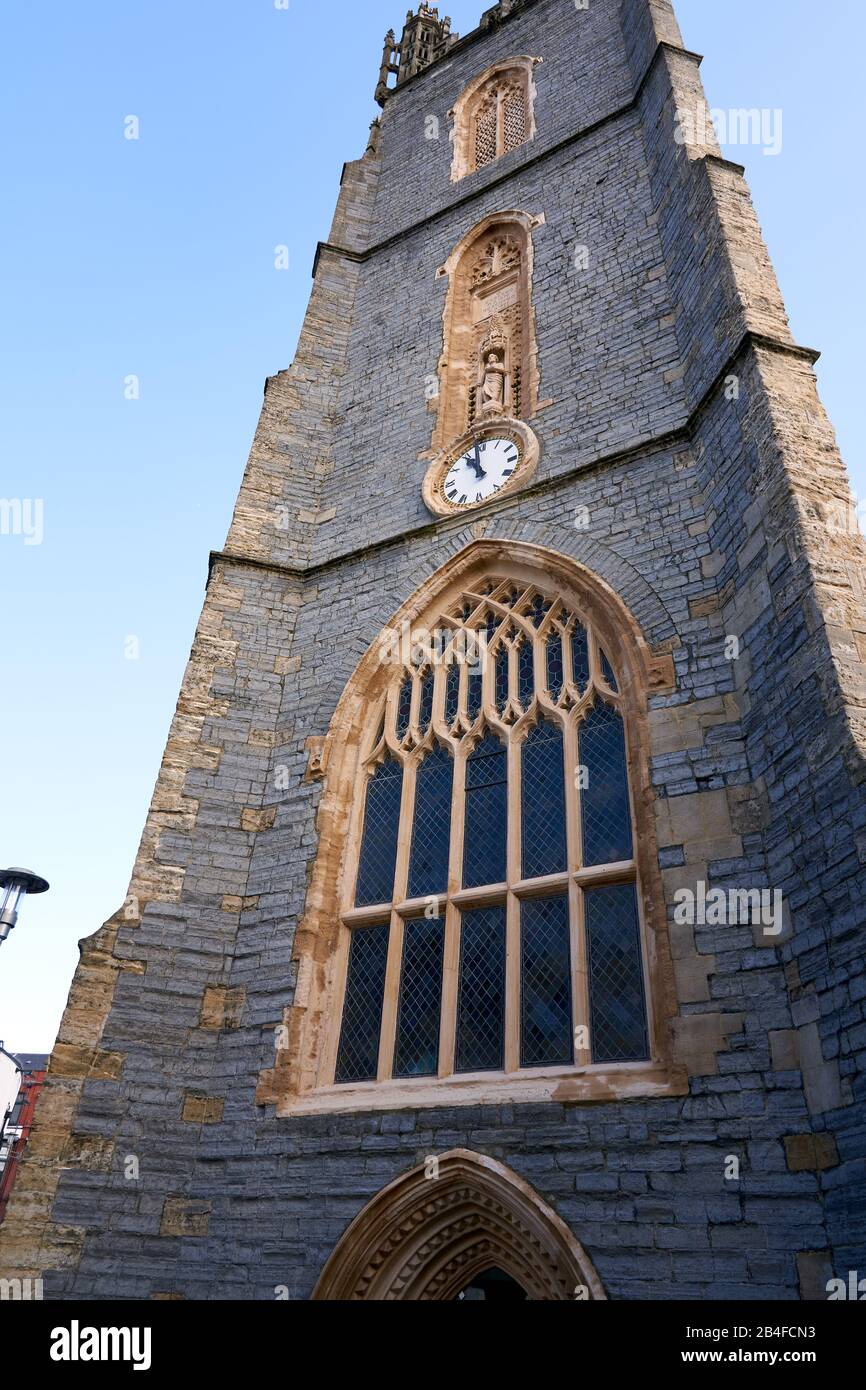 St John the Baptist Church at the end of Church Street, Cardiff, South