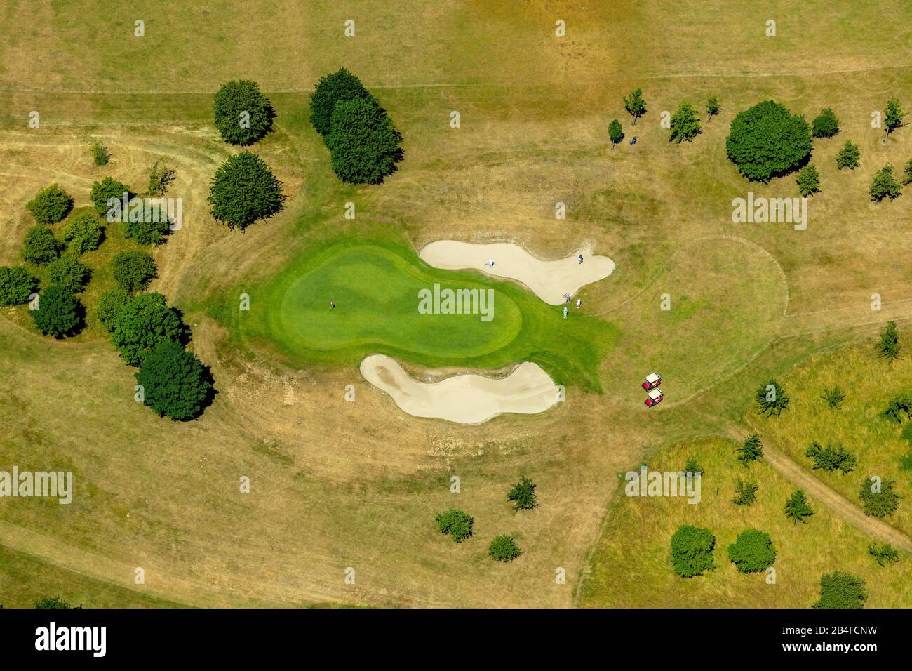 Aerial view of Golfclub Velbert - Gut Kuhlendahl at Neviges in Velbert in  the Ruhr area in the state Nordrhein-Westfalen in Germany Stock Photo -  Alamy
