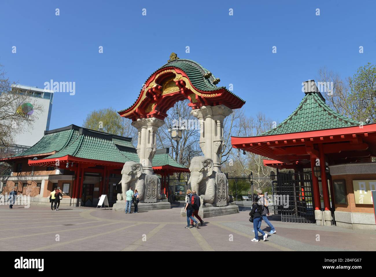 Elefantentor, Zoologischer Garten, Budapester Strasse, Tiergarten ...