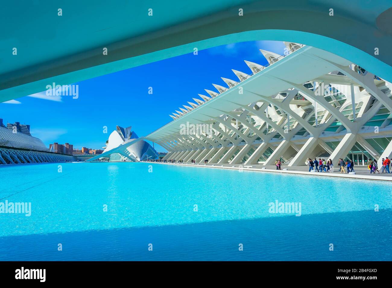 City of Arts and Sciences, Valencia, Comunidad Autonoma de Valencia, Spain, Europe Stock Photo