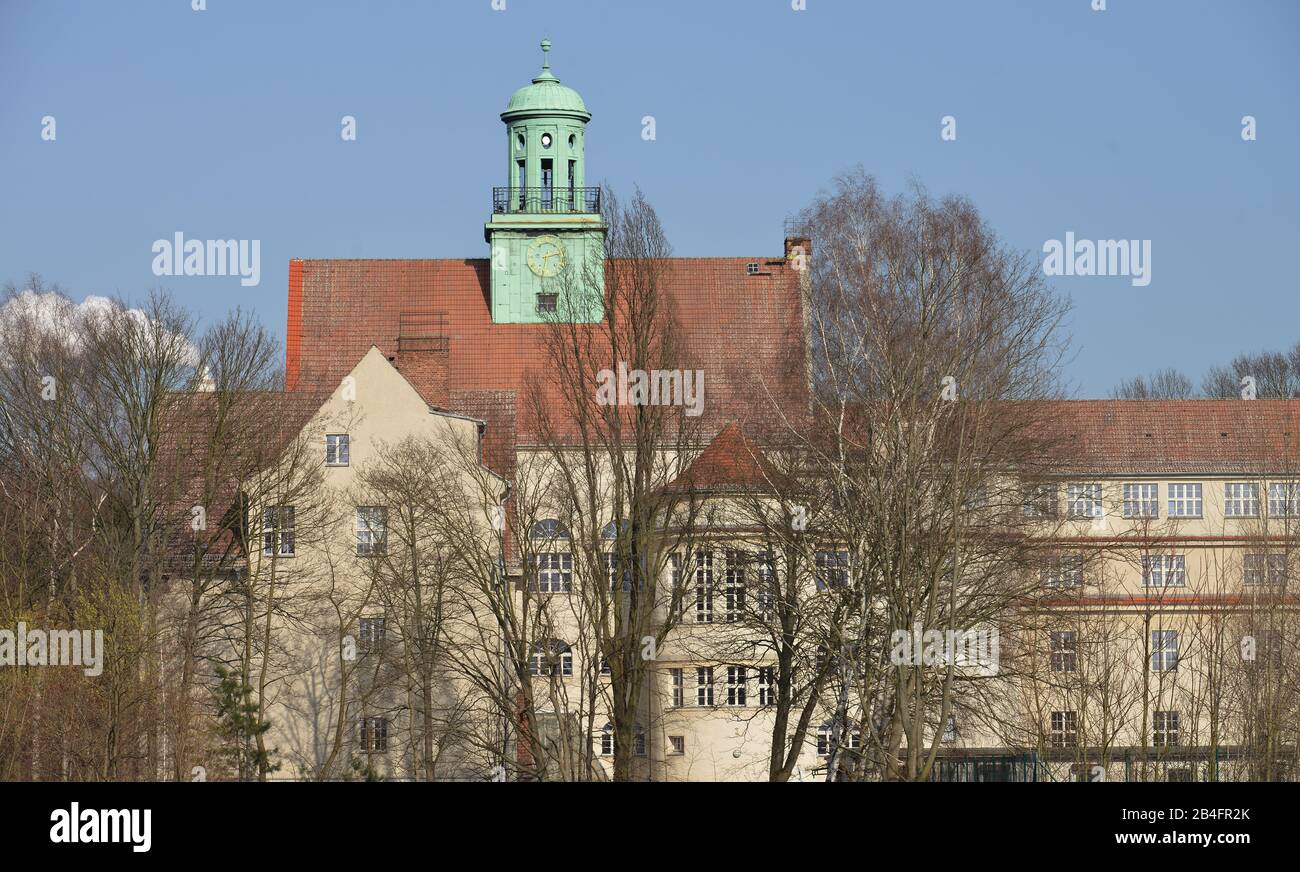 Rathaus, Neue Krugallee, Treptow, Berlin, Deutschland Stock Photo