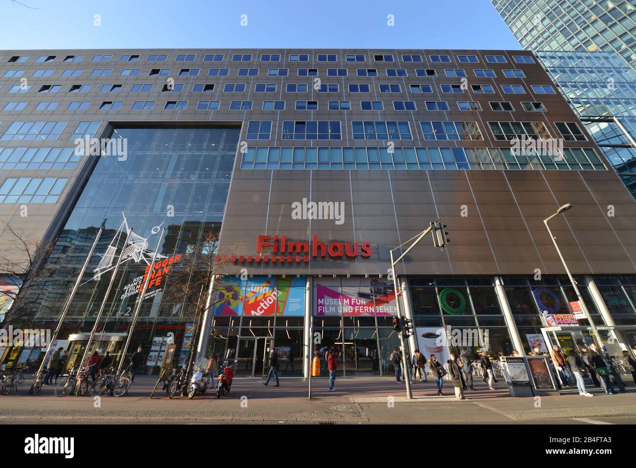 Museum fuer Film und Fernsehen, Potsdamer Strasse, Potsdamer Platz, Tiergarten, Berlin, Deutschland Stock Photo