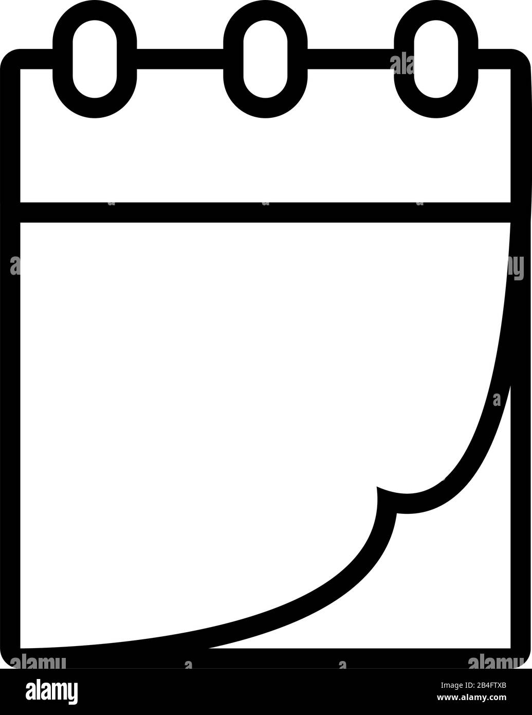 calendar reminder on white background vector illustration desing Stock