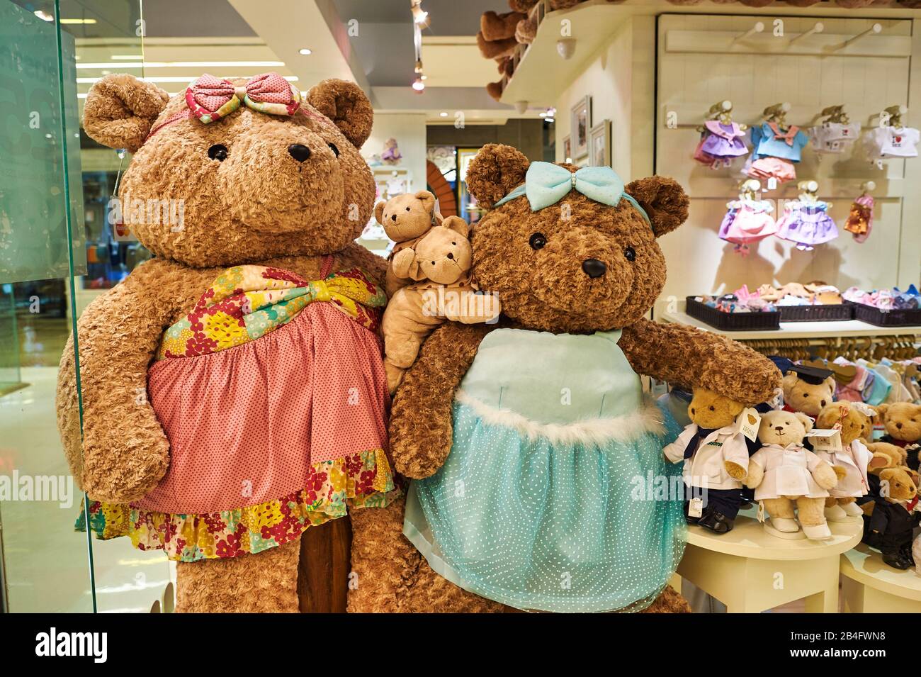 BANGKOK, THAILAND CIRCA JUNE, 2015 soft toys on display at a store