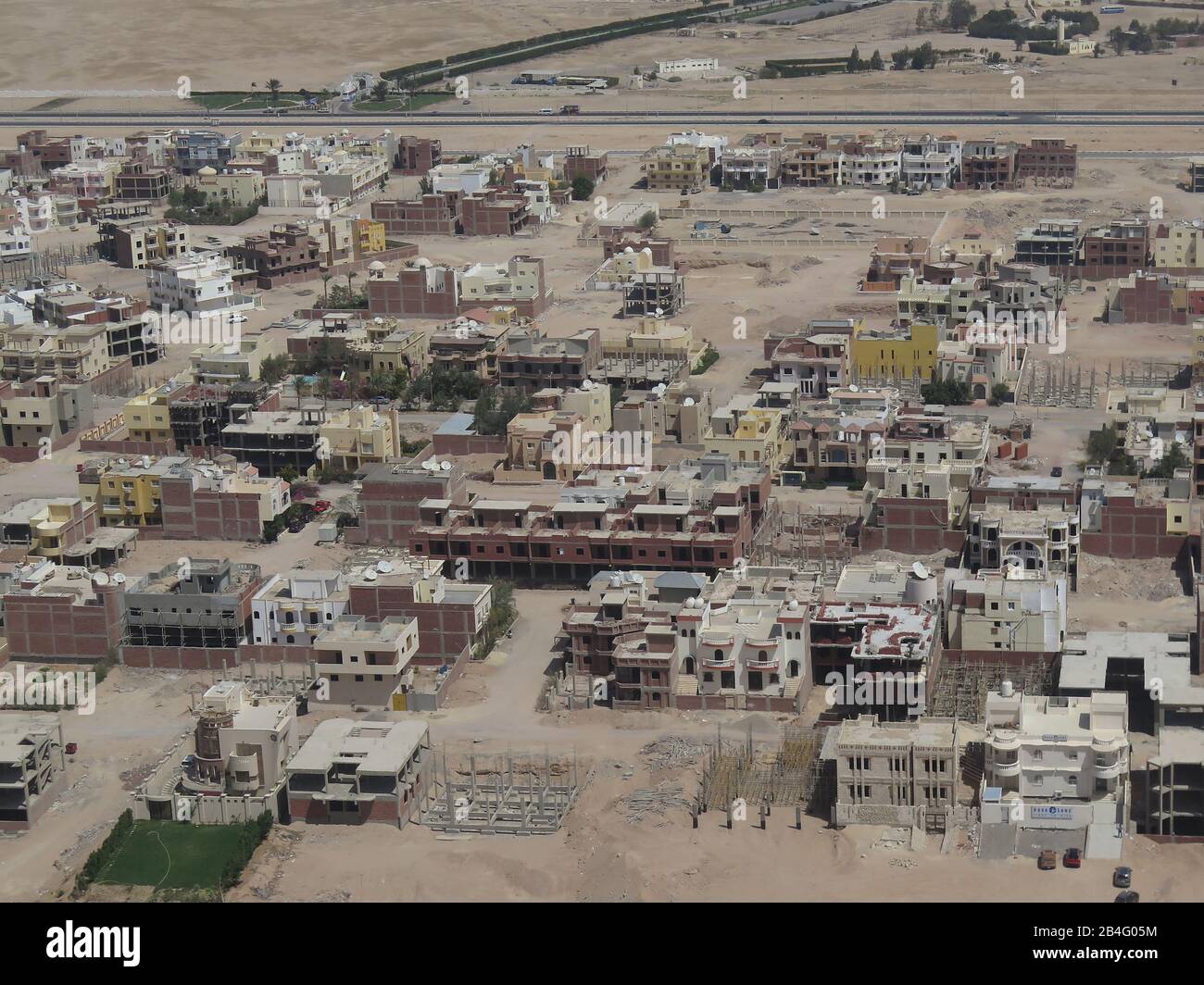 Wohnsiedlung, Hurghada, Aegypten / Ägypten Stock Photo