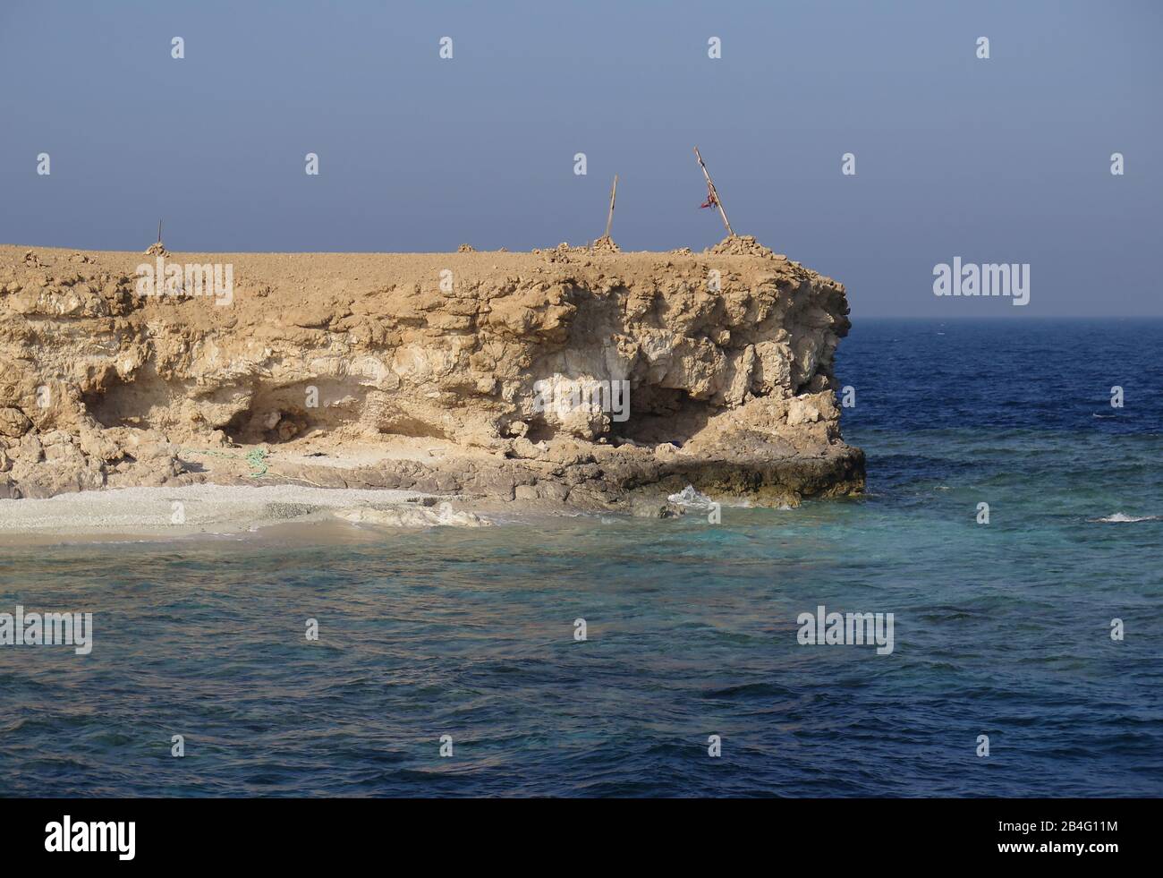 Insel, Little Bother, Brother Islands, Rotes Meer, Aegypten / Ägypten Stock Photo