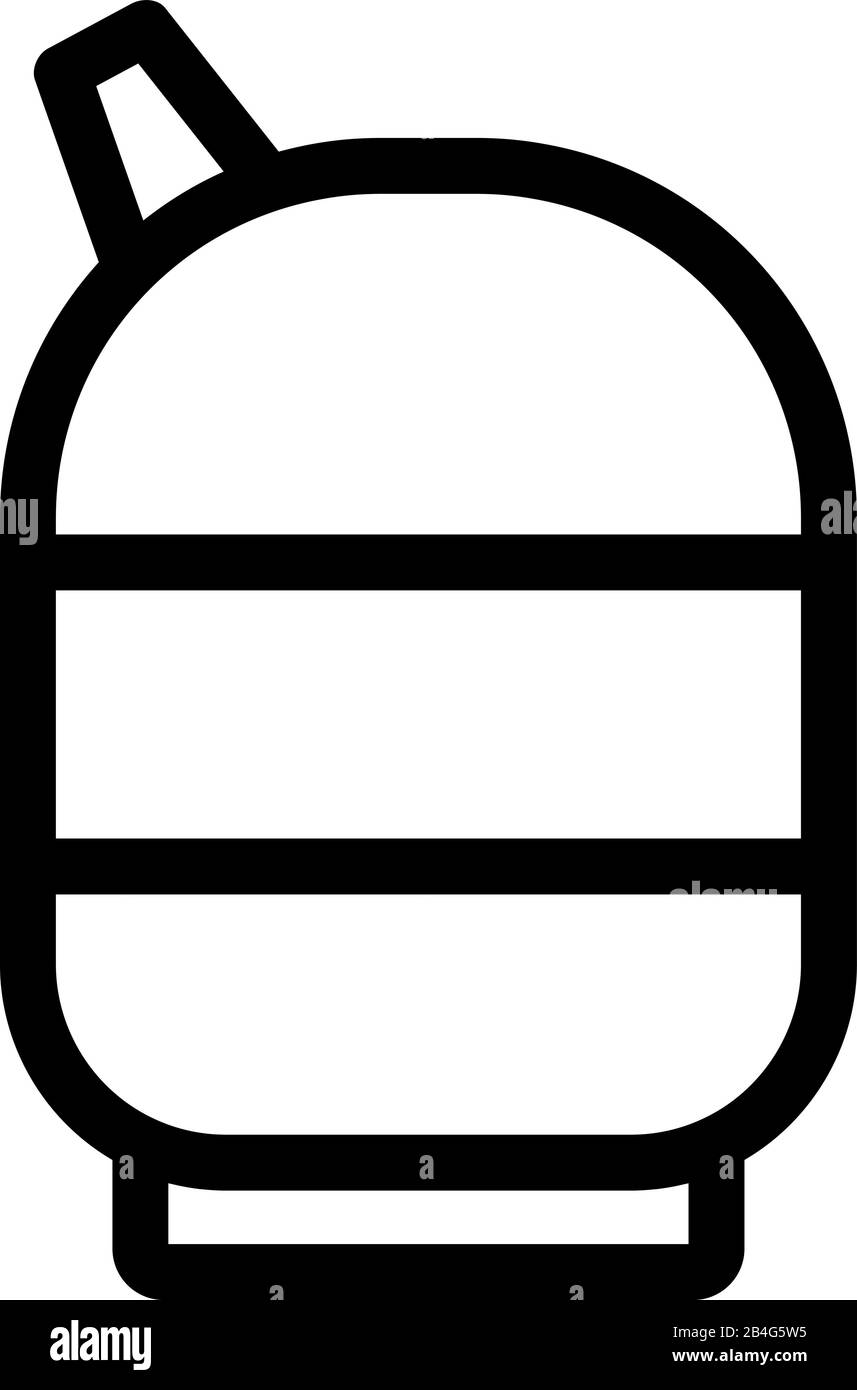 gas icon vector. Isolated contour symbol illustration Stock Vector ...