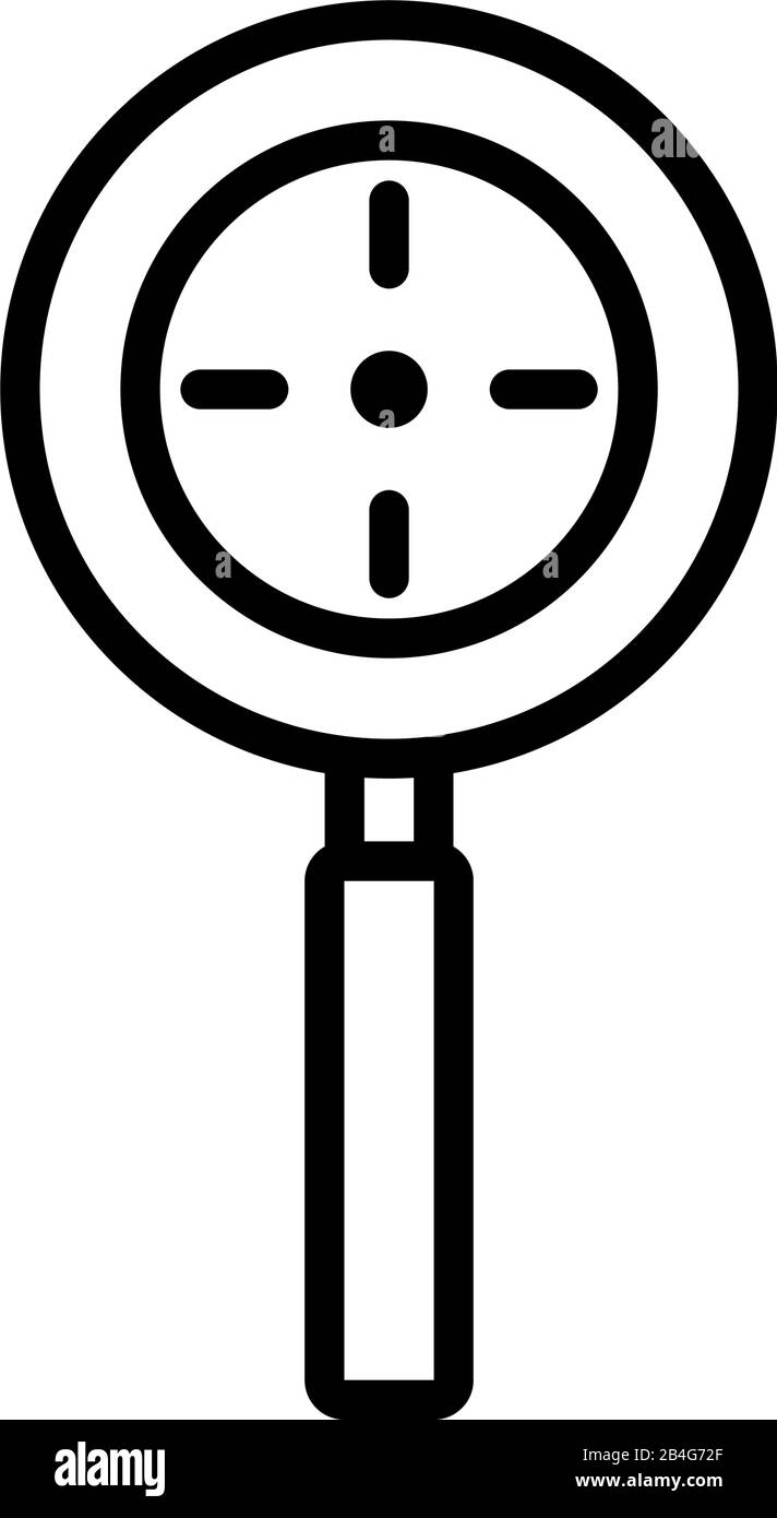 magnifying glass on white background vector illustration design Stock ...