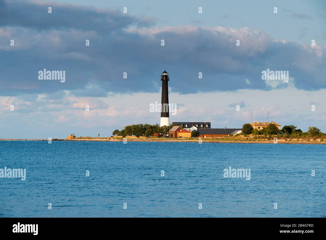 Estland, Ostseeinsel Saaremaa, Südspitze, Sääre, Leuchtturm, Sõrve Tuletorn, Morgenlicht Stock Photo