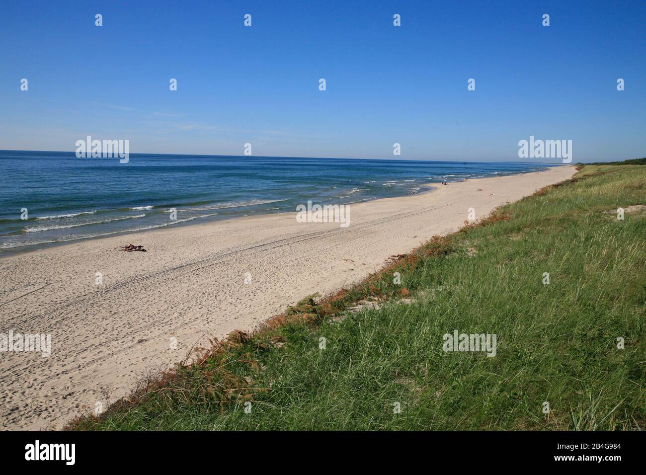 Baltic beach near Nida, Curonian Spit, Lithuania Stock Photo