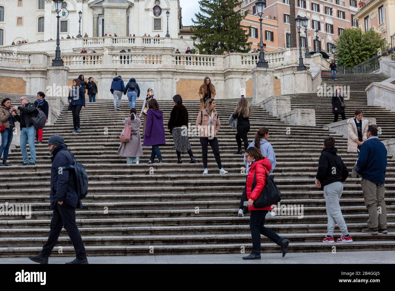 Stone Steps Rome Deserted steps hi-res stock photography and images - Alamy