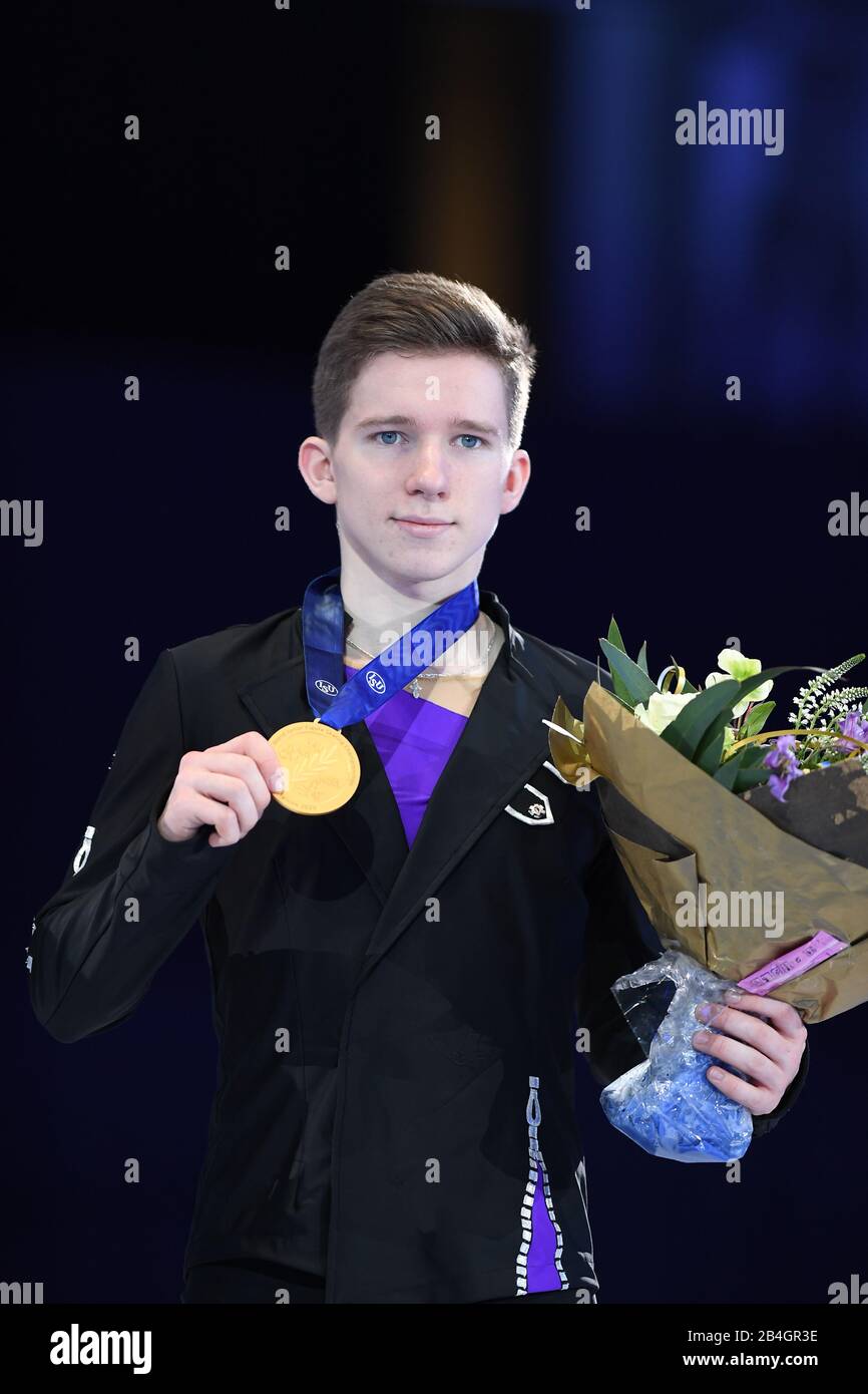 Men Awards, Andrei MOZALEV, RUS at the ISU World Junior Figure Skating Championships 2020 at