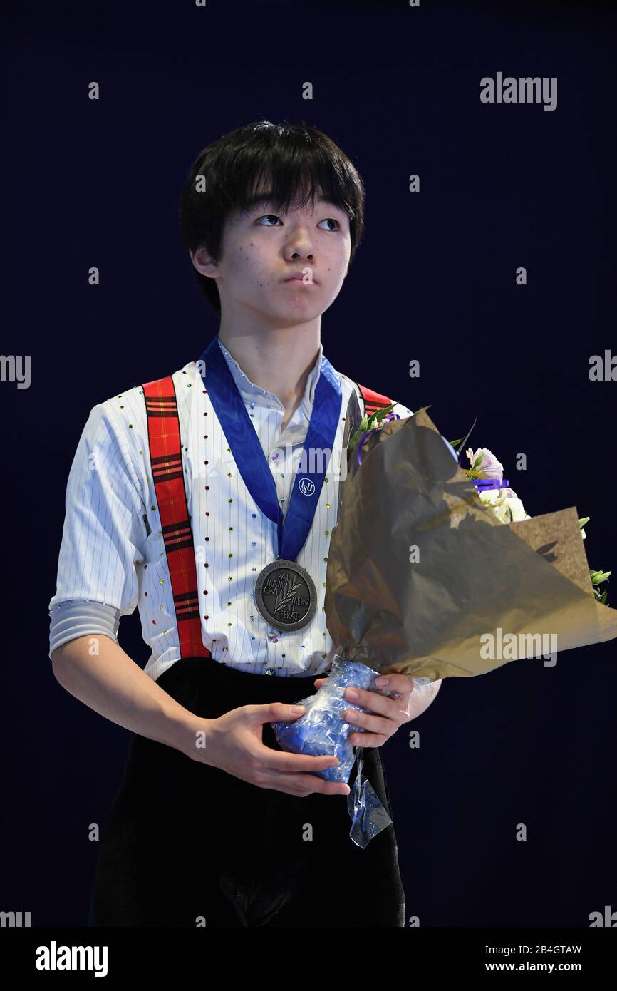 Men Awards, Yuma KAGIYAMA, JPN, at the ISU World Junior Figure Skating
