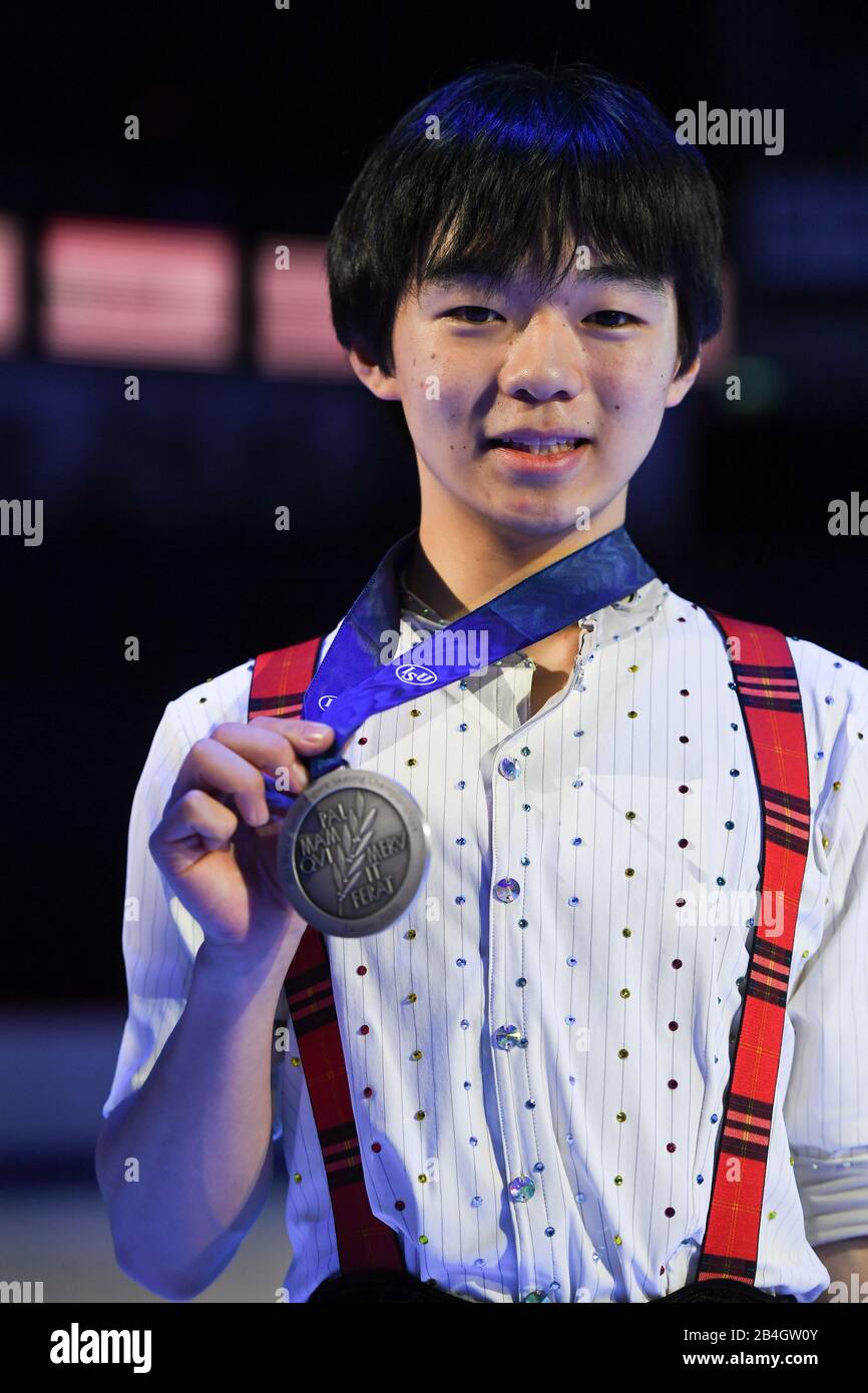 Men Awards, Yuma KAGIYAMA, JPN, at the ISU World Junior Figure Skating