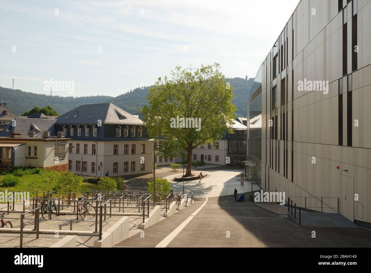 University Library Marburg, Marburg, Hesse, Germany Stock Photo