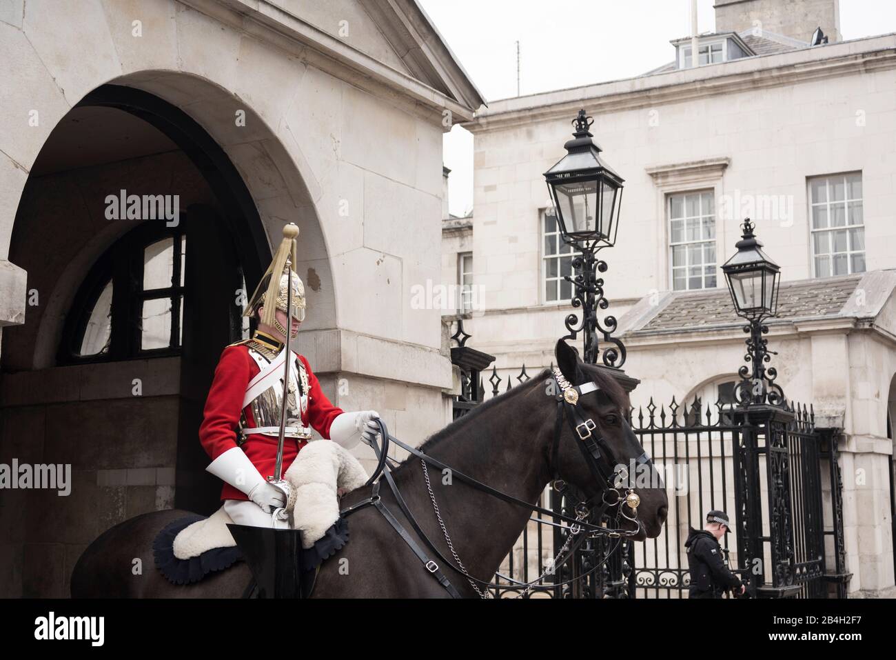 London, Horse Guards, Equestrian Guard, Rider, Soldier Stock Photo Alamy