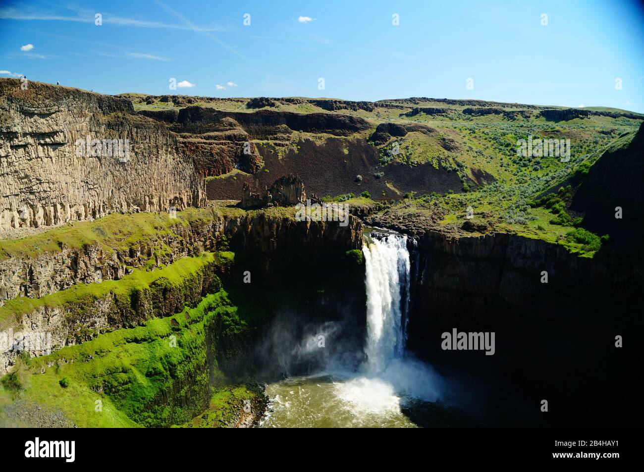 Palouse Falls in eastern Washington Stock Photo