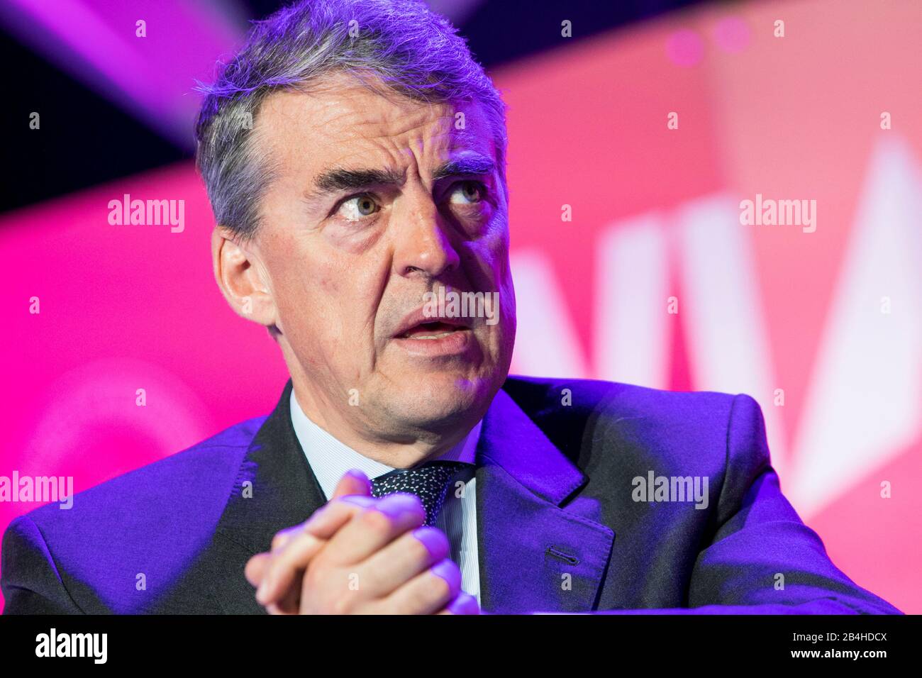 Alexandre de Juniac, Director General and Chief Executive Officer, International Air Transport Association (IATA), speaks at the U.S. Chamber of Comme Stock Photo