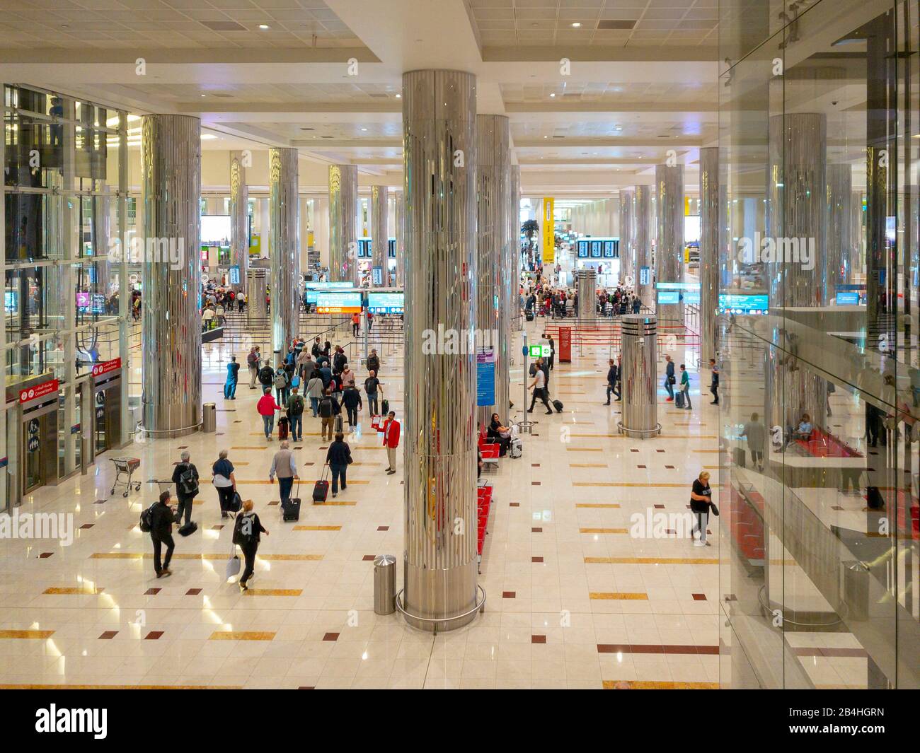 Dubai, VAE, Airport, Dubai Stock Photo