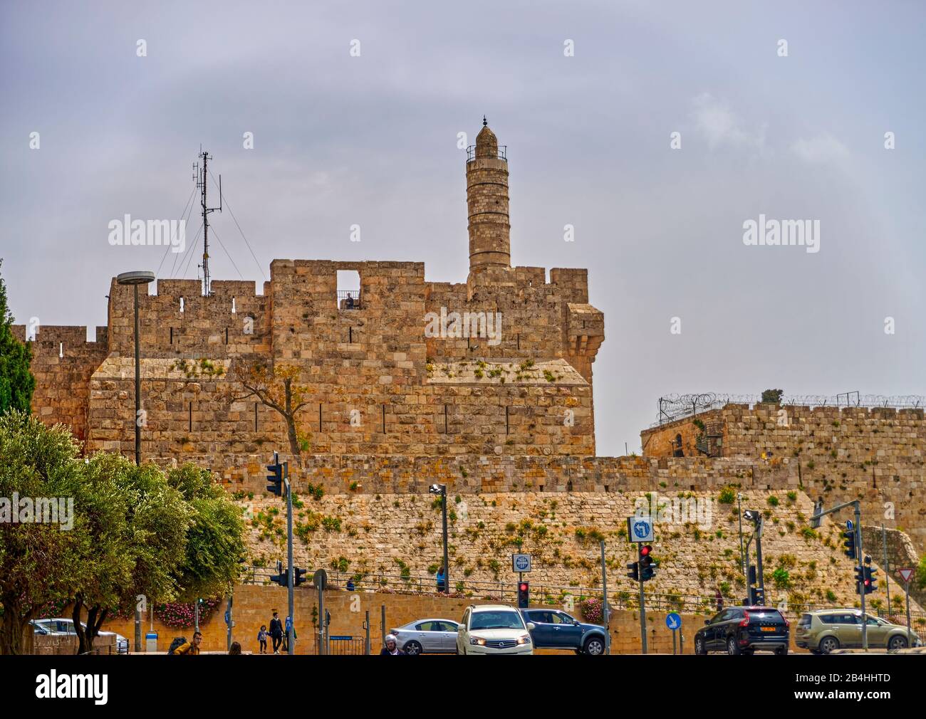 Israel, Old City, David Citadel, Jerusalem Stock Photo