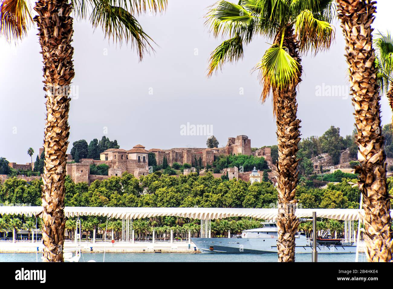 Alcazaba fortress in Malaga, Spain Stock Photo