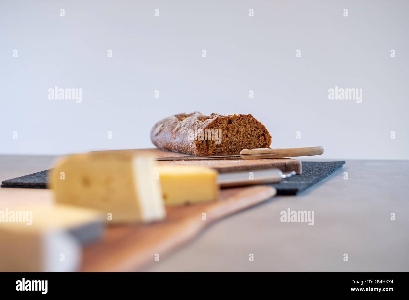 Home snack on gray hi-res stock photography and images - Alamy