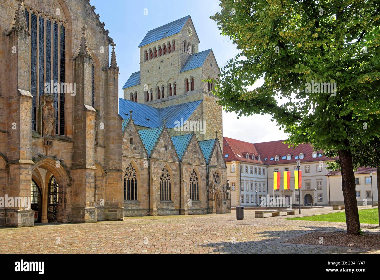 Mariendom Dom, Hildesheim, Lower Saxony, Germany Stock Photo
