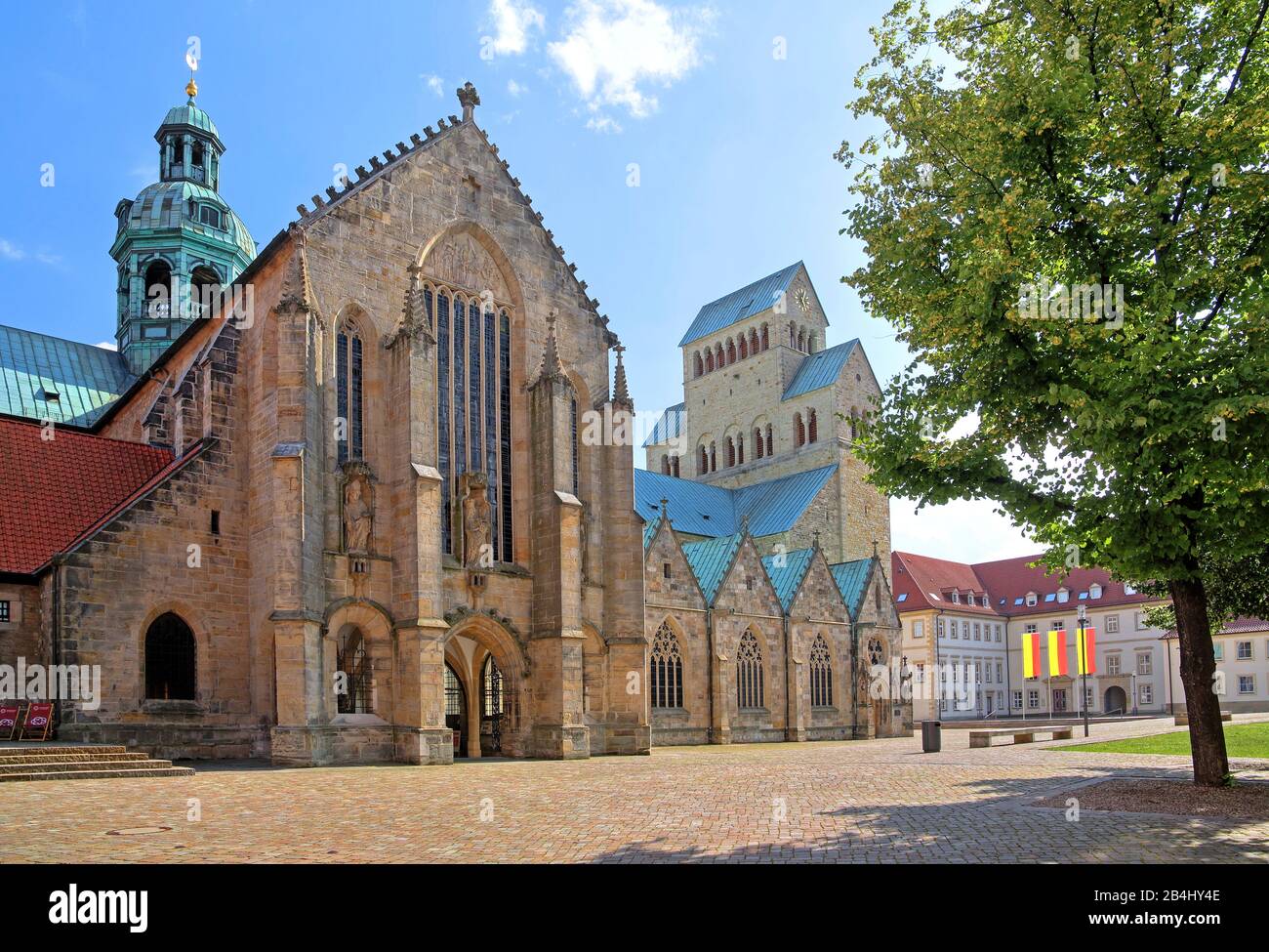 Mariendom Dom, Hildesheim, Lower Saxony, Germany Stock Photo