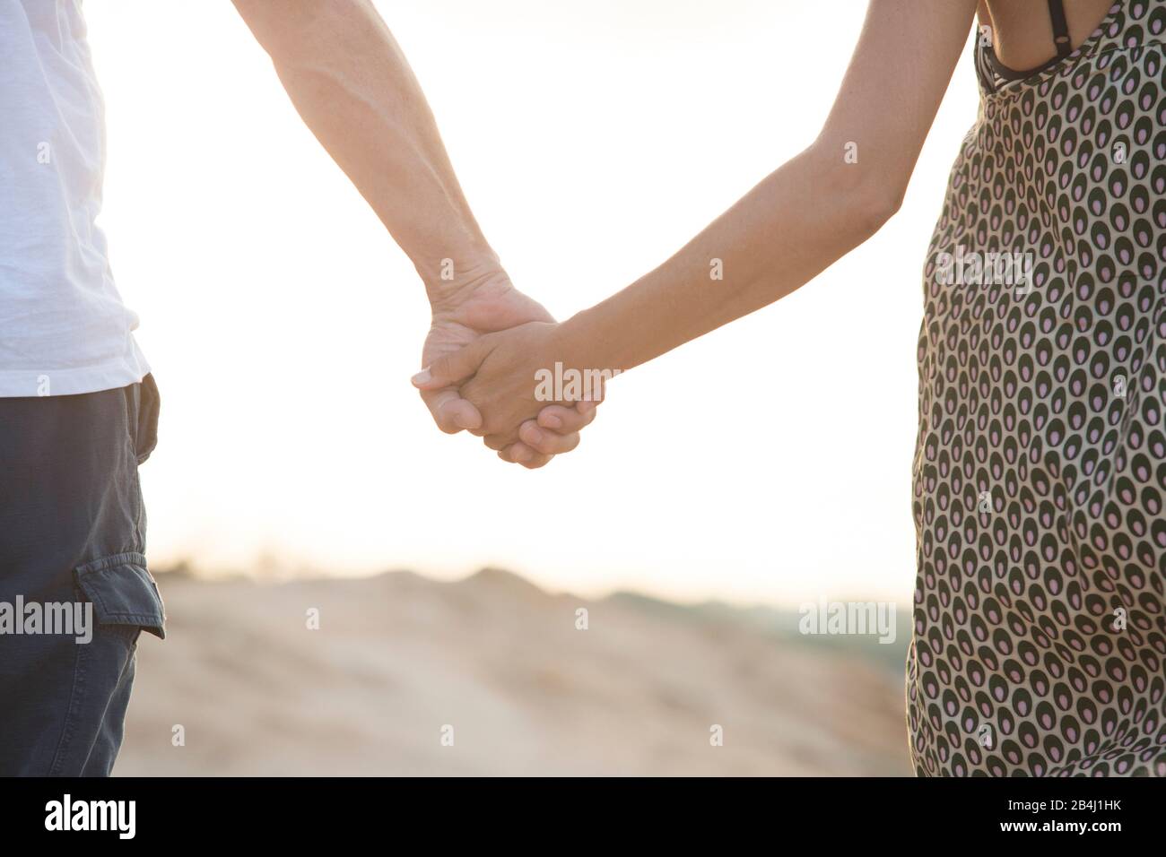 Holding hands, couple, love Stock Photo