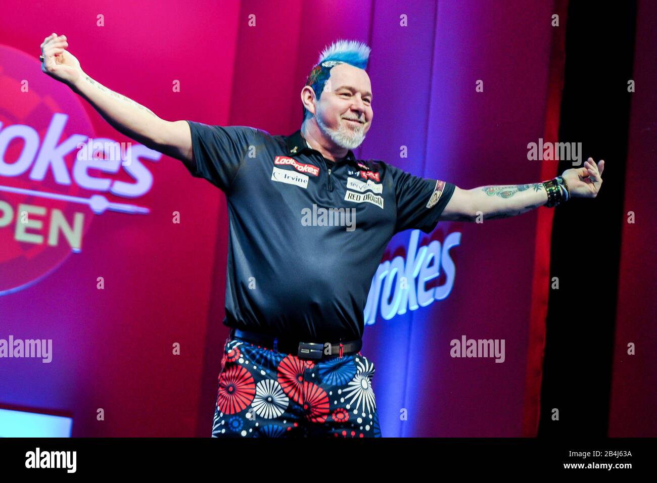 6 march 2020 Minehead, England Darts UK Open Peter Wright Stock Photo