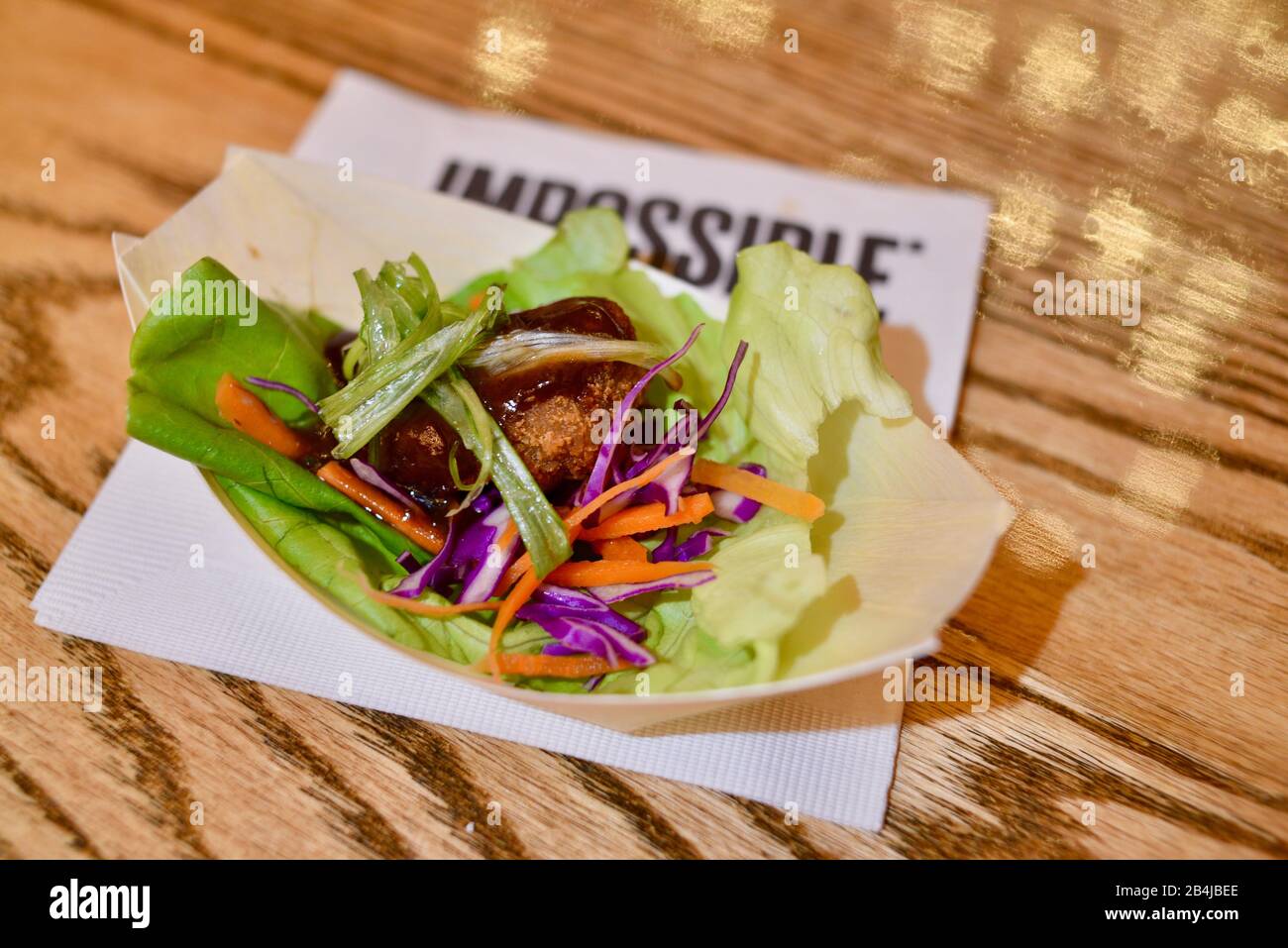 Cooked plantbased protein (fake meat) "pork" Japanese Katsu appetizers