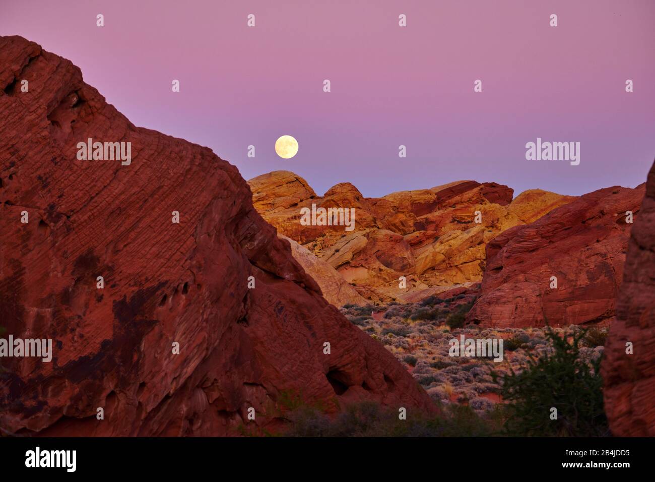 USA, United States of America, Nevada, Valley of Fire, National Park, Sierra Nevada, California Stock Photo
