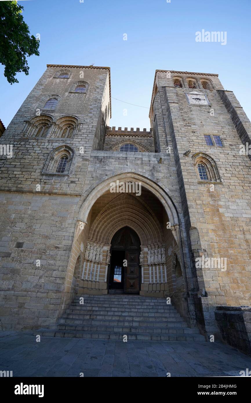 Europe, Portugal, Alentejo region, Evora, Catedral da Se, Cathedral Se, Cathedral of Evora Stock Photo