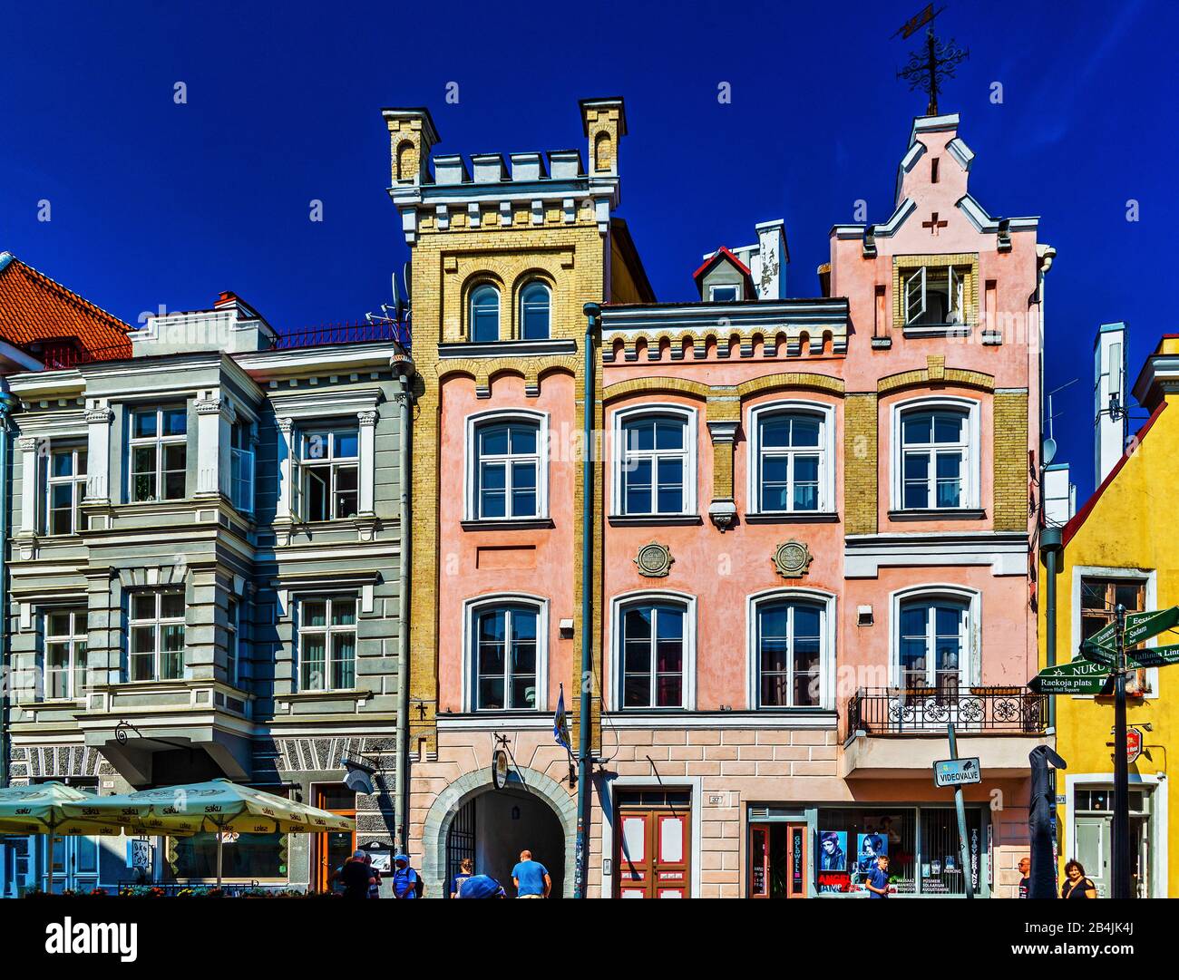 Estonia, Harju County, Tallinn, Old Town Stock Photo