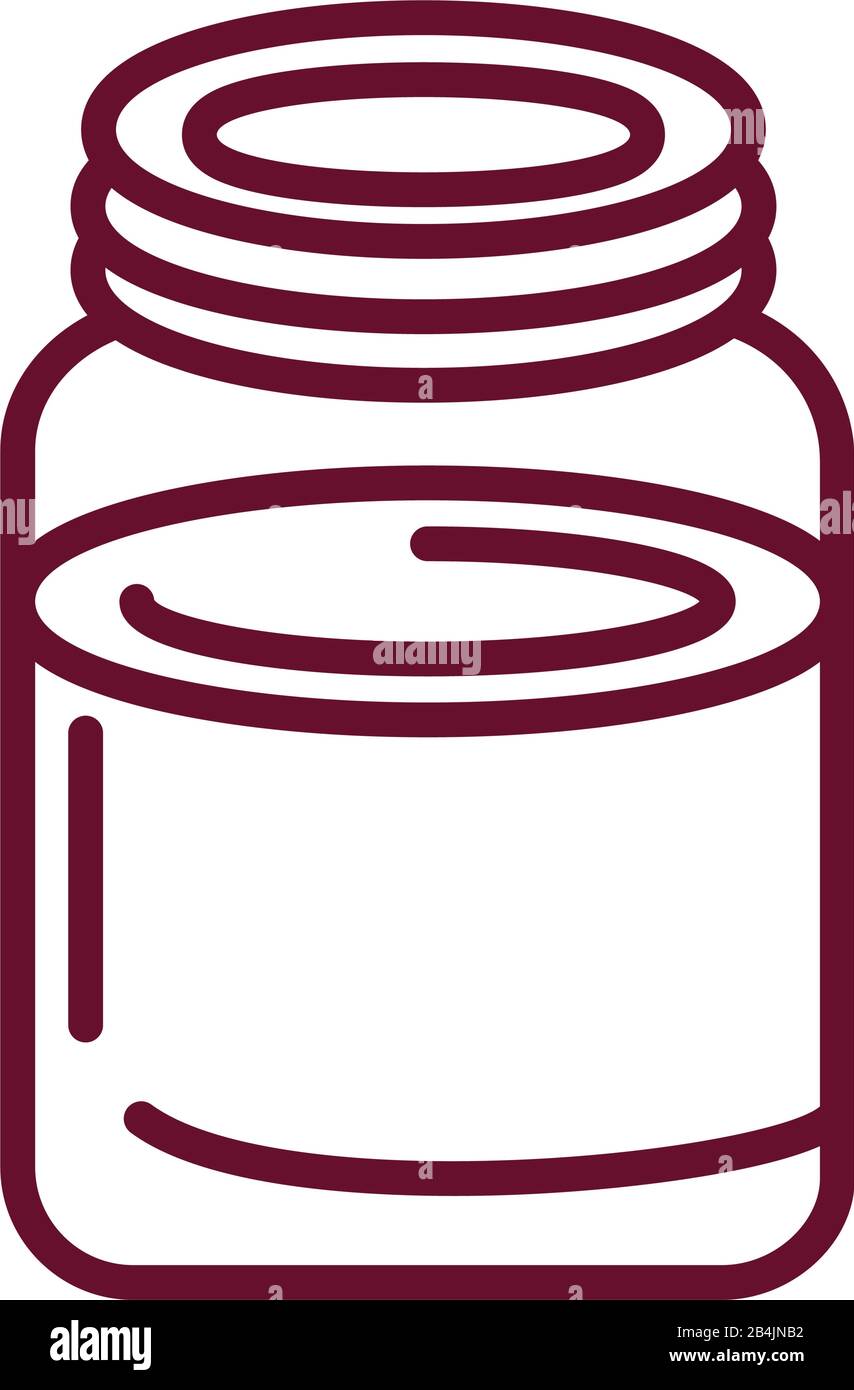 milk bottle icon over white background, line style icon, vector ...