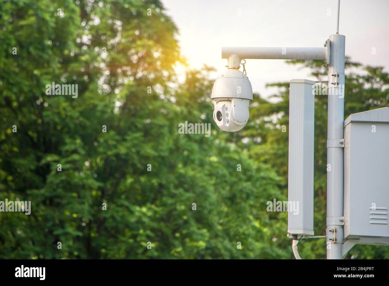 Surveillance camera main important to store, roads and related