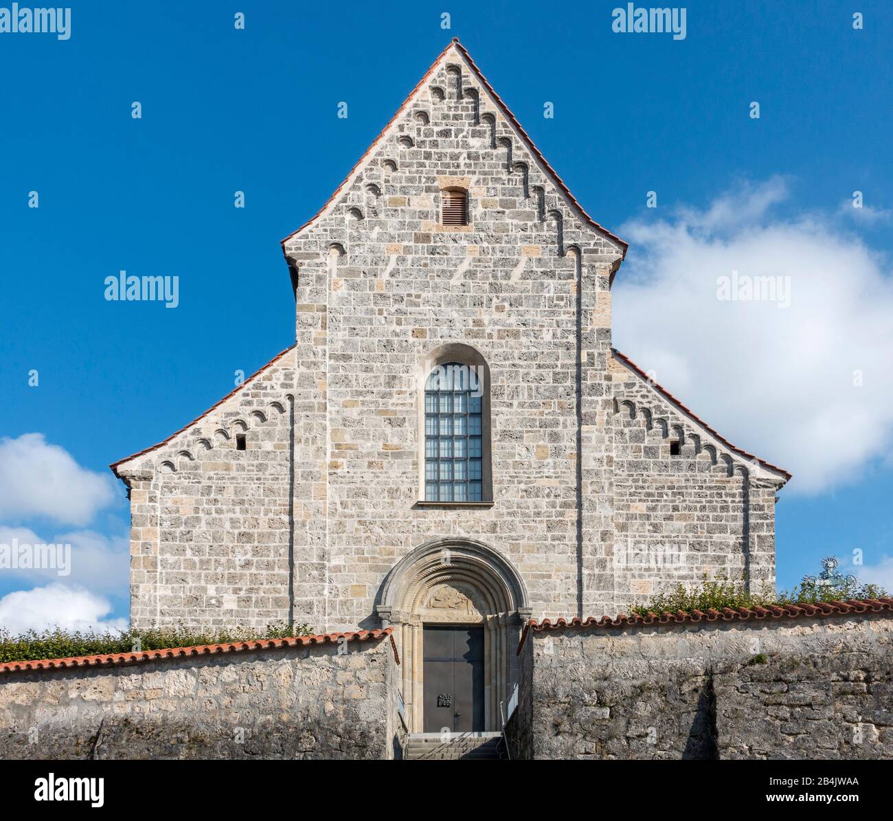 Germany, Bavaria, Altenstadt, Romanesque basilica St. Michael, Basilica
