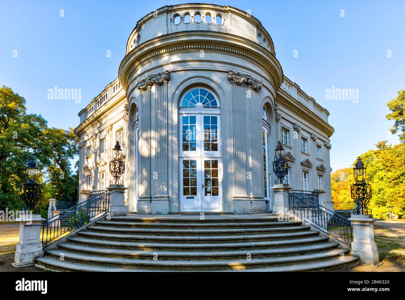 Schloss Richmond, facade, autumn, Braunschweig, Lower Saxony, Germany, Europe Stock Photo
