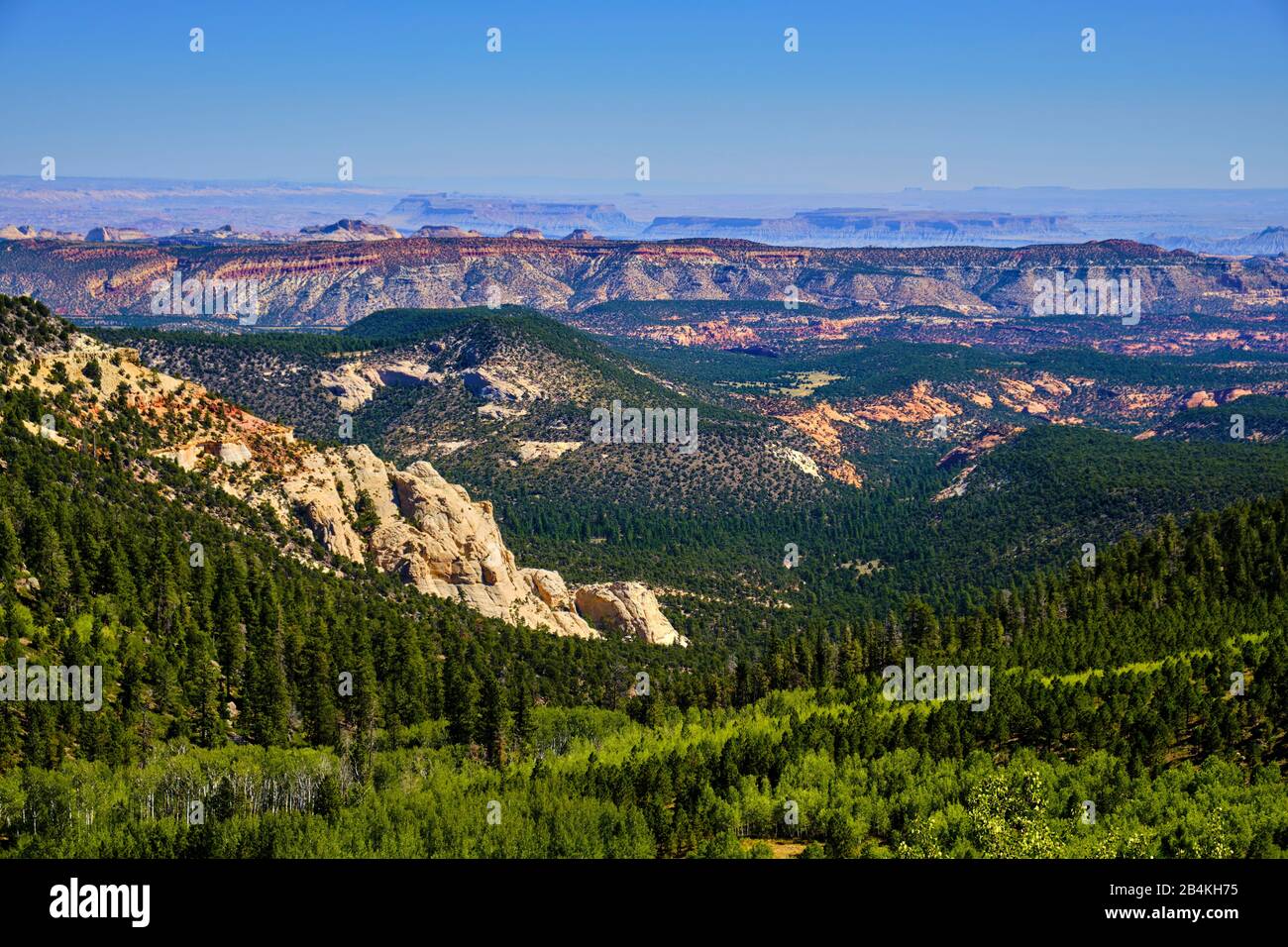 USA, United States of America, Red Canyon, Dixie National Forest, Bryce Canyon, Utah, Southwest USA, Utah State Route 12, Scenic Byway,Escalante, Capitol Reef National Park, Stock Photo