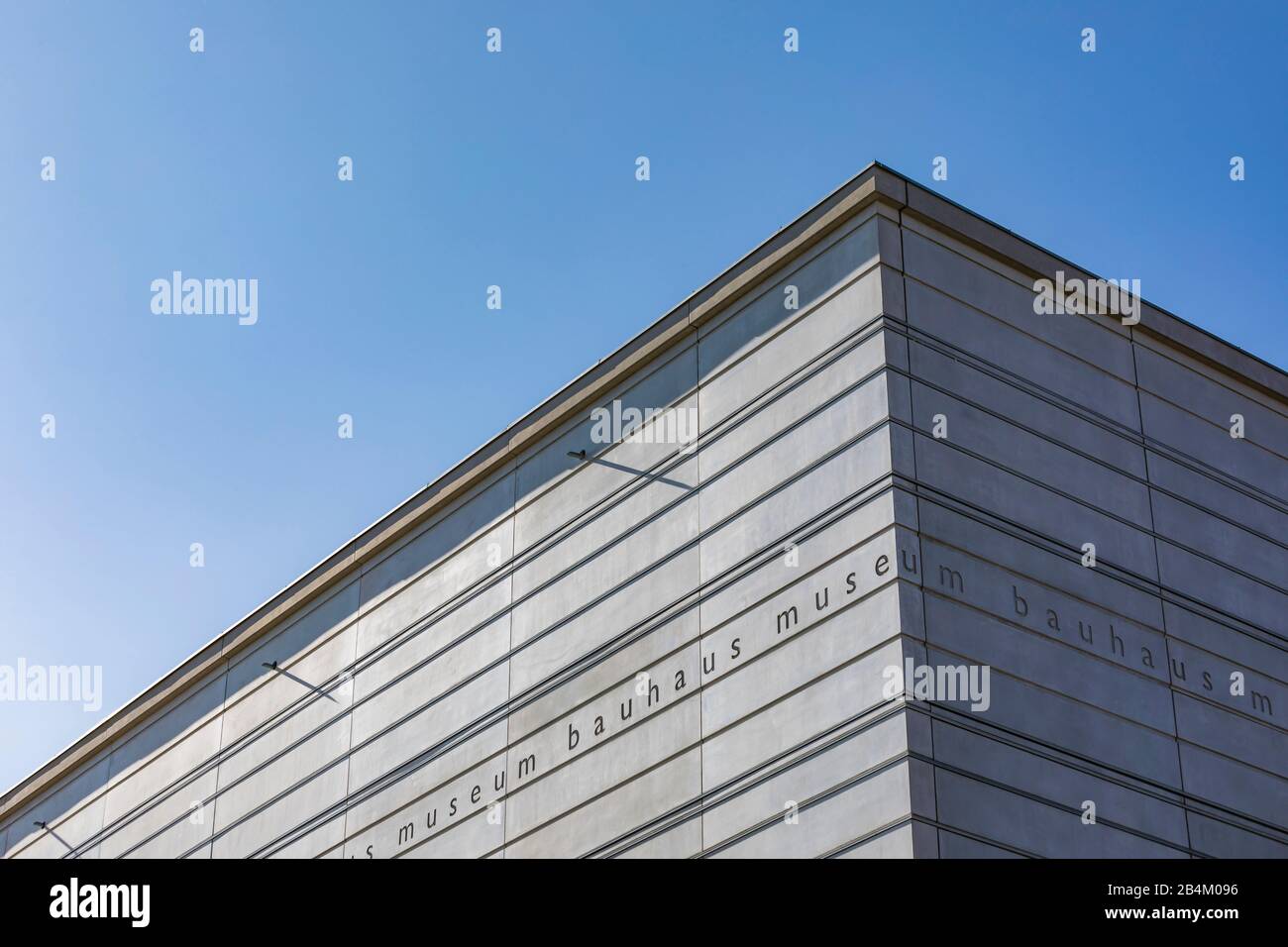 Germany, Thuringia, Weimar, Bauhaus Museum, architects Heike Hanada and Benedict Tonon, museum, detail Stock Photo