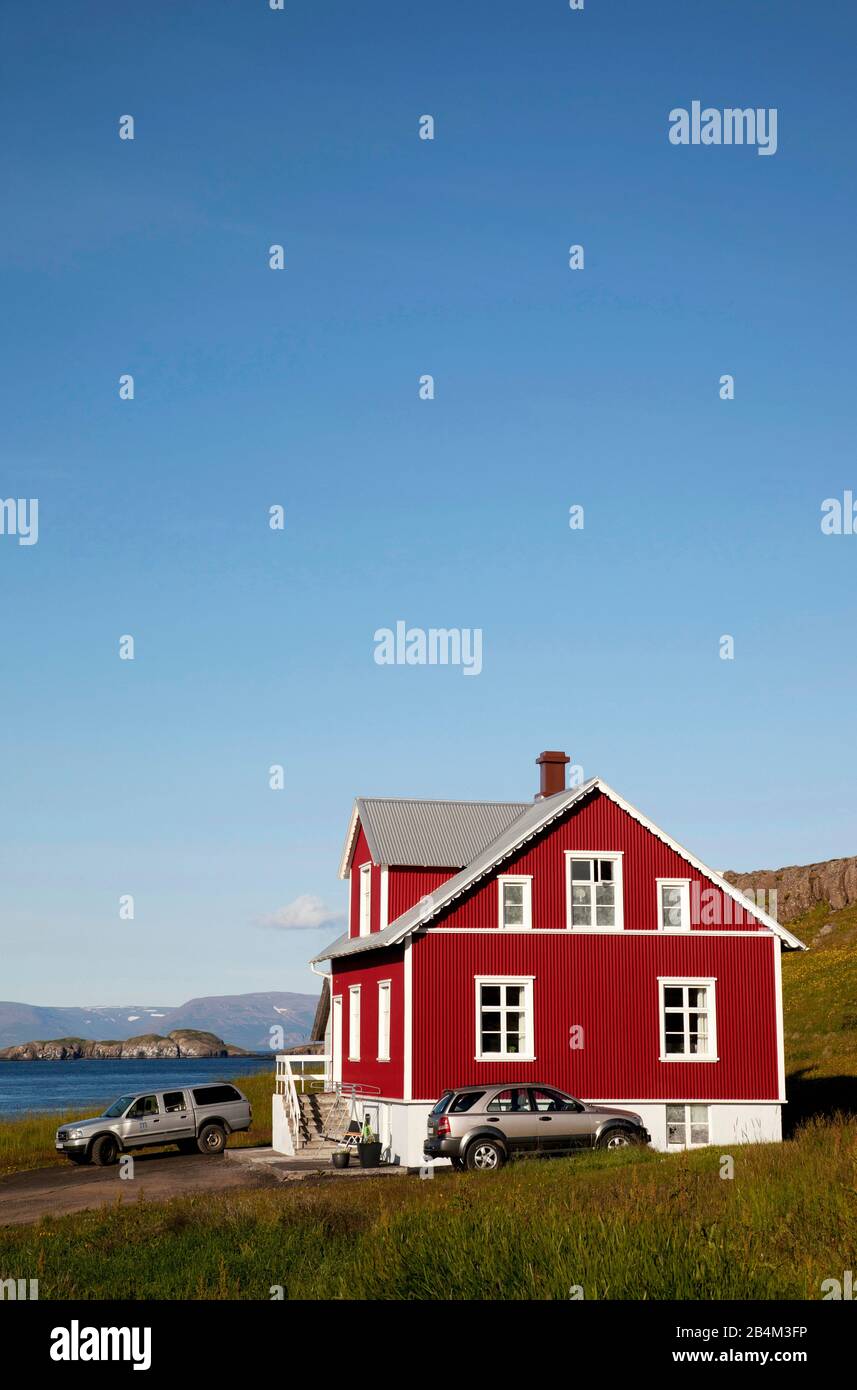 Haus, Architektur, Island, Stykkishólmur Stock Photo