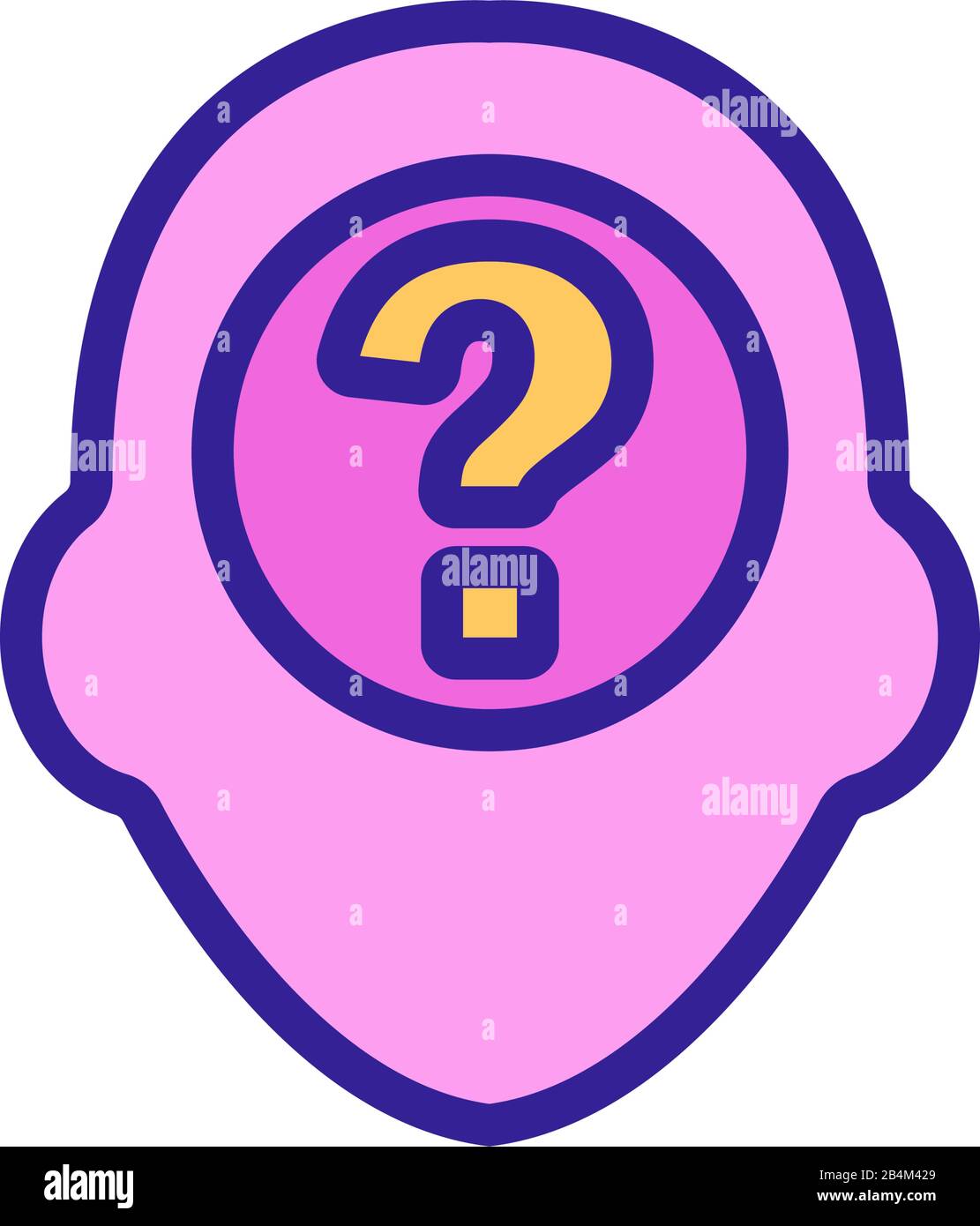 Question mark on blank background Stock Vector Images - Alamy