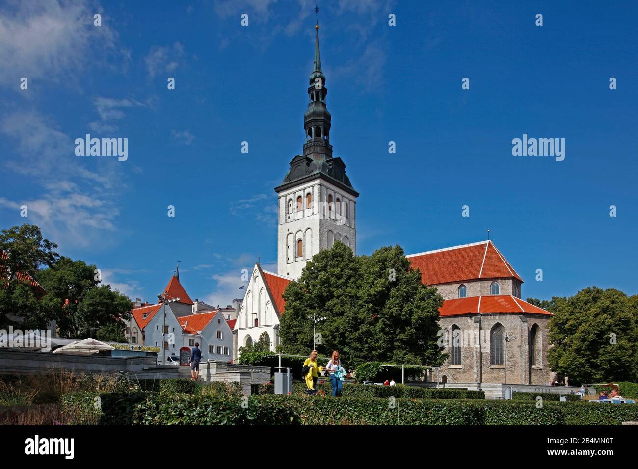 Baltic States, Estonia, capital Tallinn, old town, St. Nicholas Church, Museum of Church Art Stock Photo