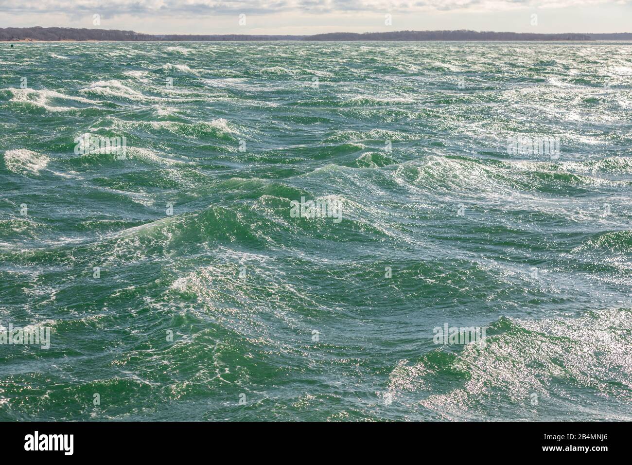 Surf at Long Beach, Sag Harbor, NY Stock Photo Alamy