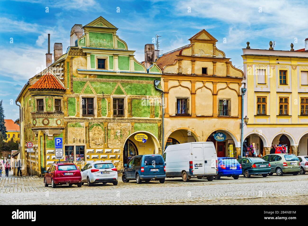 Czech Republic, Moravia, TelÄ Stock Photo - Alamy