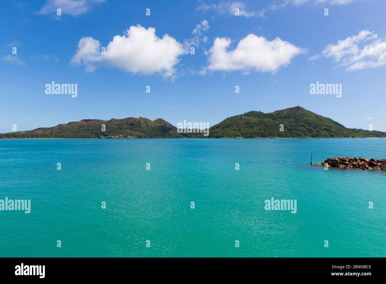 Anse la Blague, Praslin Island, Seychelles, Indian Ocean, Africa Stock ...