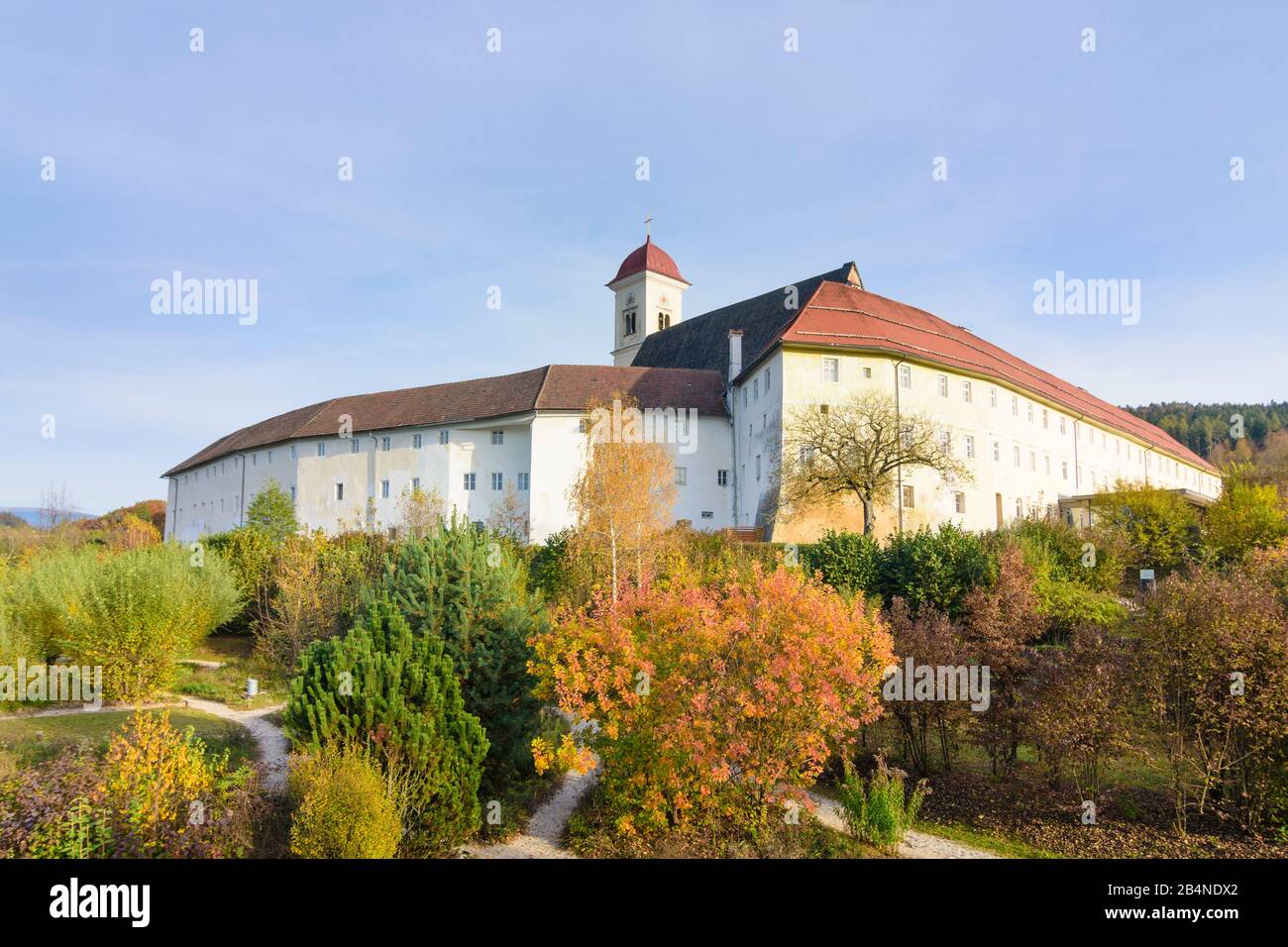 Sankt Georgen am Längsee, Stift St. Georgen (Saint George's Abbey) in  Austria, Carinthia Stock Photo - Alamy