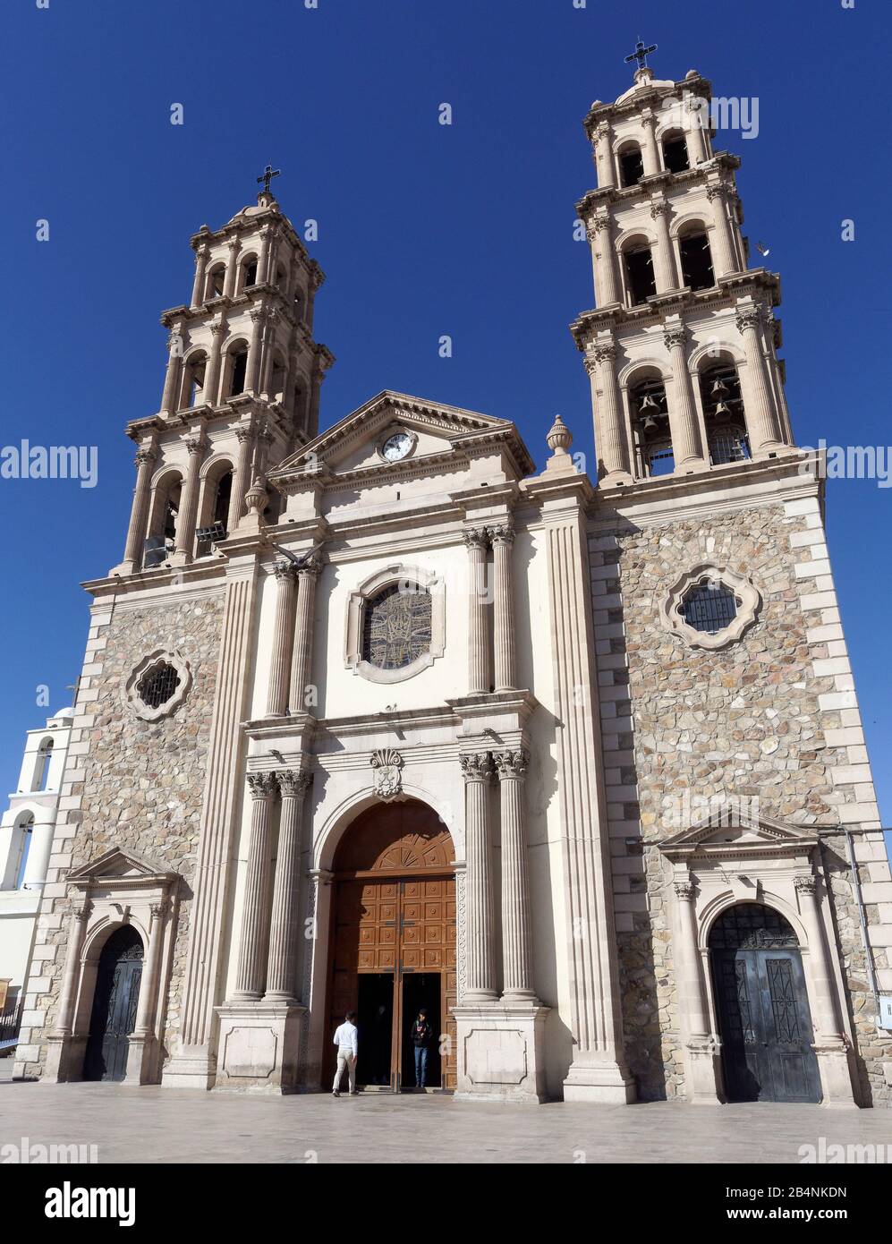 Juarez Cathedral in El Paso,Texas, USA Stock Photo